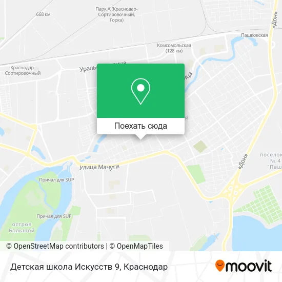 Карта Детская школа Искусств 9