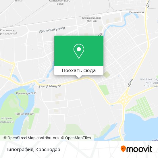 Карта Типография
