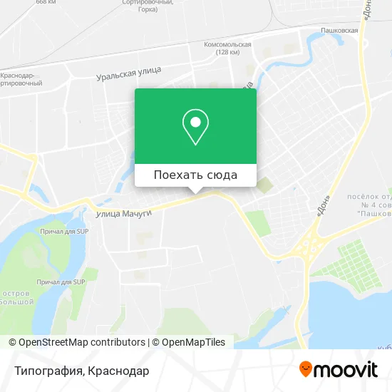 Карта Типография