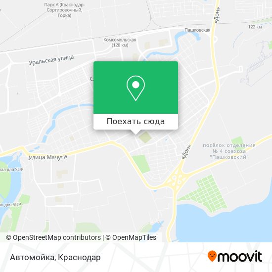Карта Автомойка