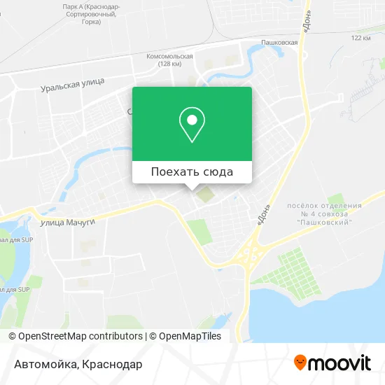 Карта Автомойка
