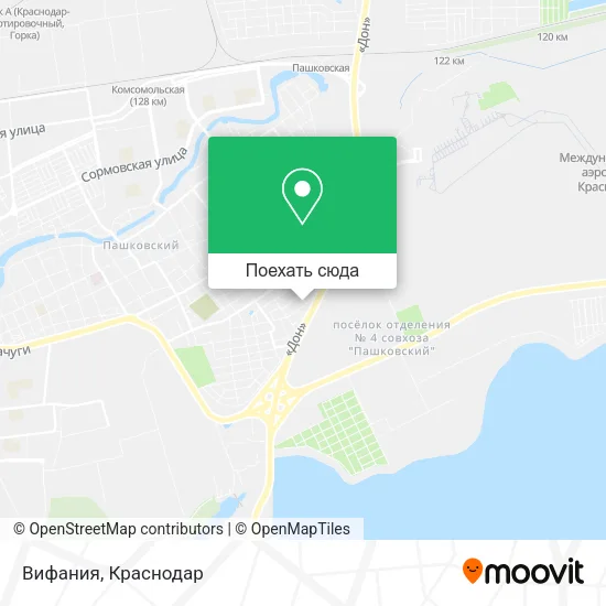 Карта Вифания