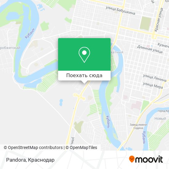 Карта Pandora