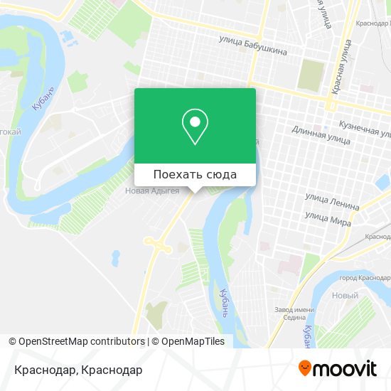 Карта Краснодар
