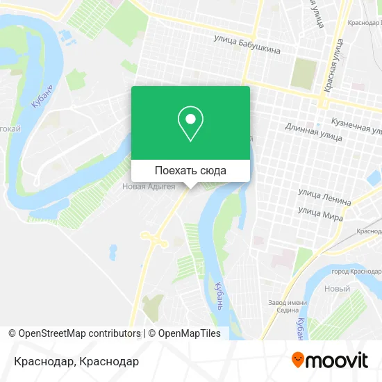 Карта Краснодар