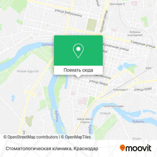 Карта Стоматологическая клиника