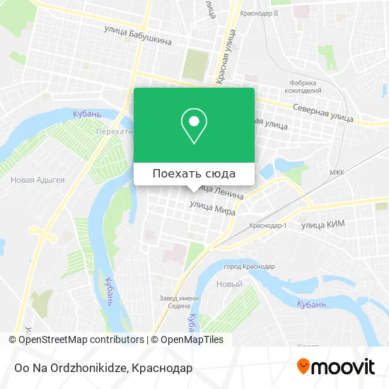 Карта Oo Na Ordzhonikidze