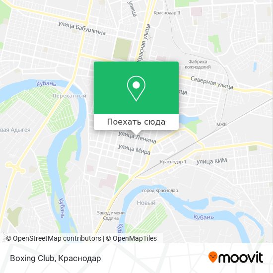 Карта Boxing Club