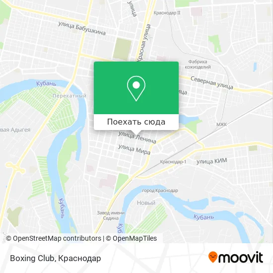 Карта Boxing Club