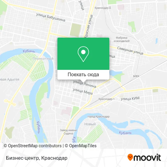 Карта Бизнес-центр