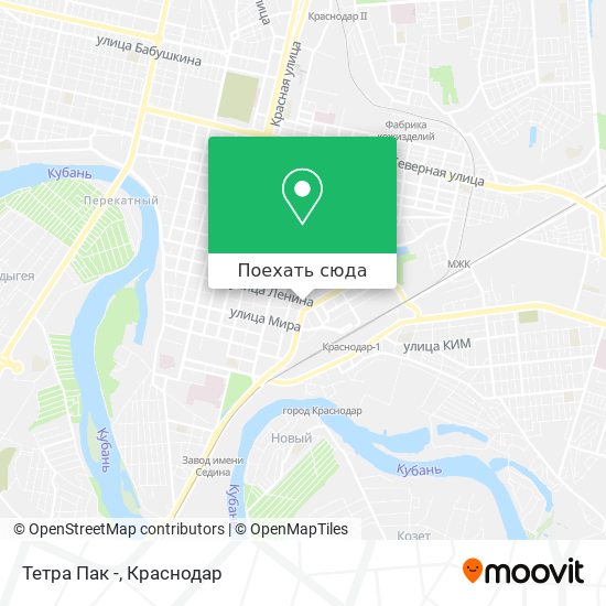 Карта Тетра Пак -