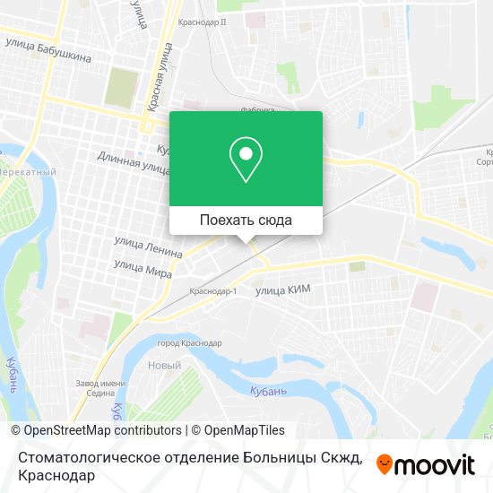 Карта Стоматологическое отделение Больницы Скжд