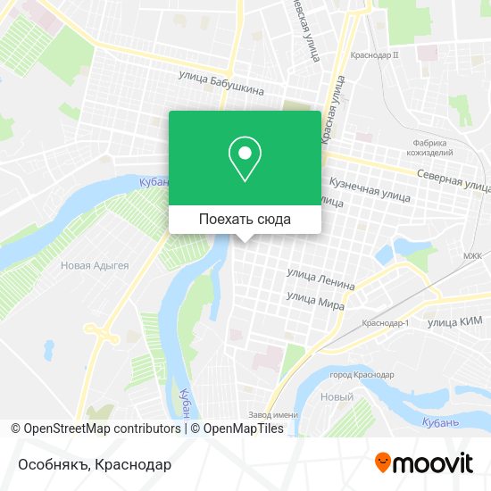 Карта Особнякъ
