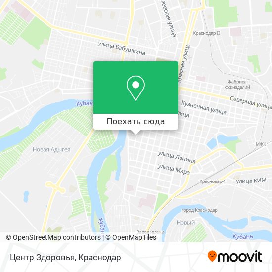 Карта Центр Здоровья