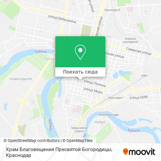 Карта Храм Благовещения Пресвятой Богородицы