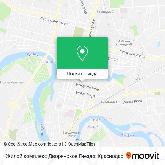 Карта Жилой комплекс Дворянское Гнездо