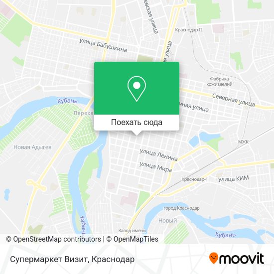 Карта Супермаркет Визит