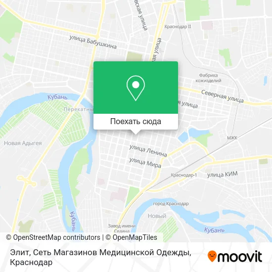 Карта Элит, Сеть Магазинов Медицинской Одежды