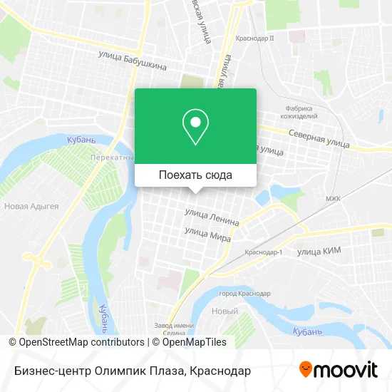 Карта Бизнес-центр Олимпик Плаза