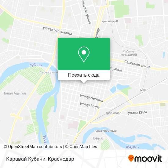 Карта Каравай Кубани