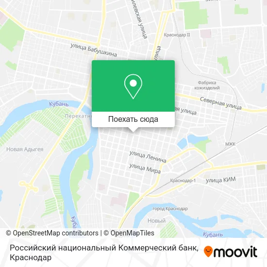 Карта Российский национальный Коммерческий банк