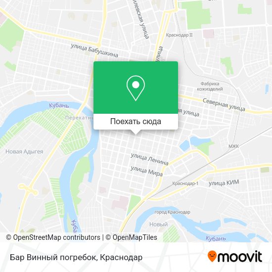 Карта Бар Винный погребок