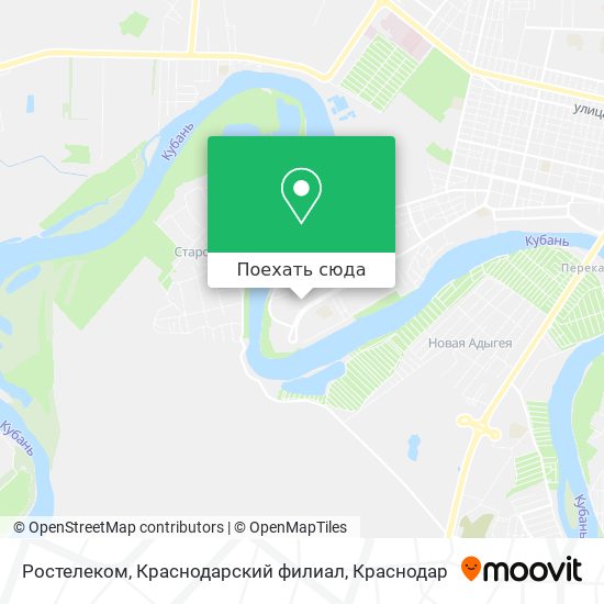 Карта Ростелеком, Краснодарский филиал