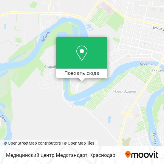 Карта Медицинский центр Медстандарт