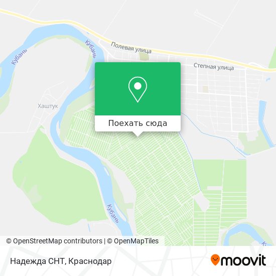 Карта Надежда СНТ