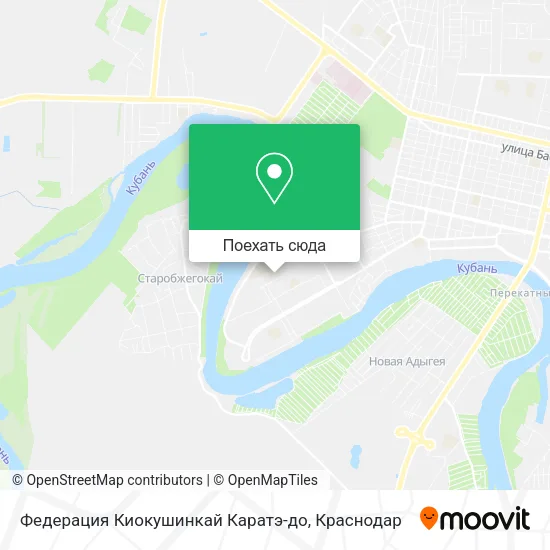 Карта Федерация Киокушинкай Каратэ-до