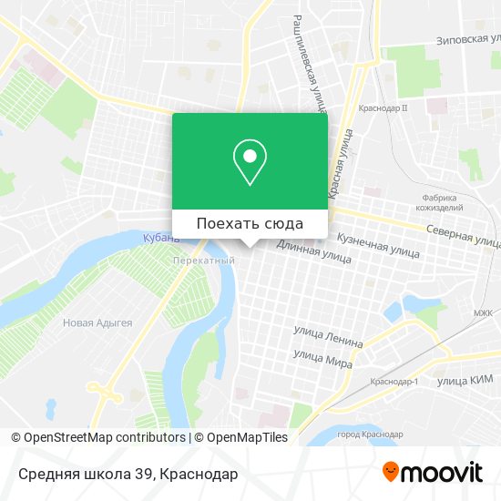 Карта Средняя школа 39