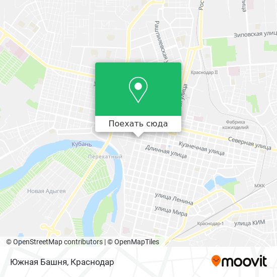 Карта Южная Башня