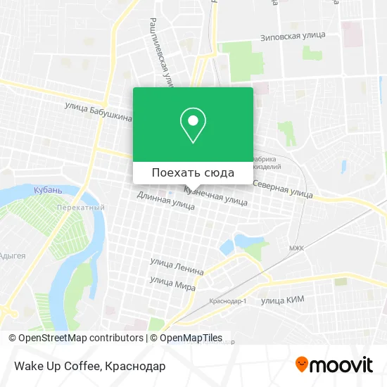 Карта Wake Up Coffee