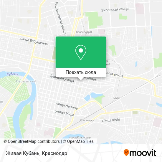 Карта Живая Кубань