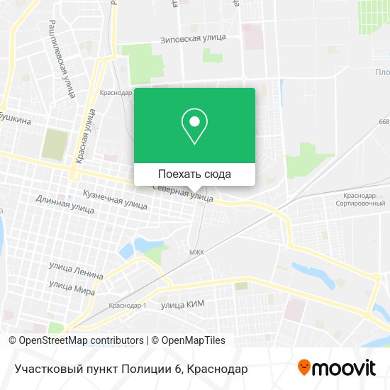 Карта Участковый пункт Полиции 6