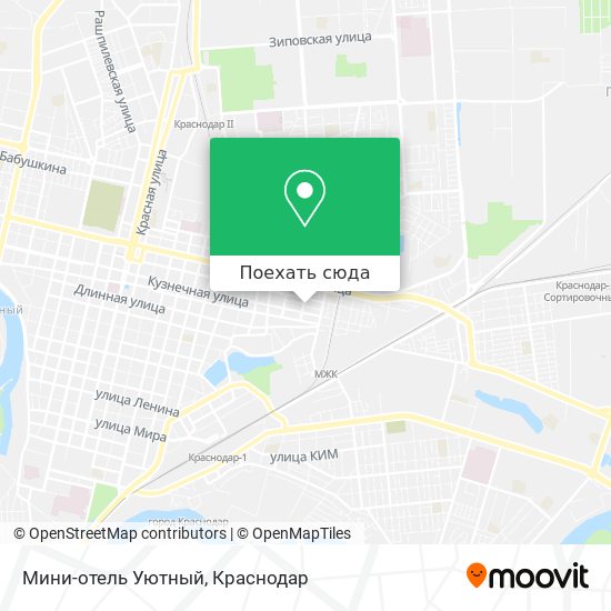 Карта Мини-отель Уютный