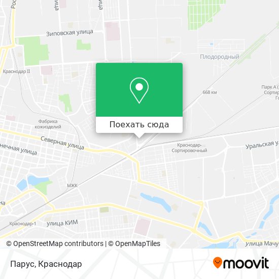 Карта Парус