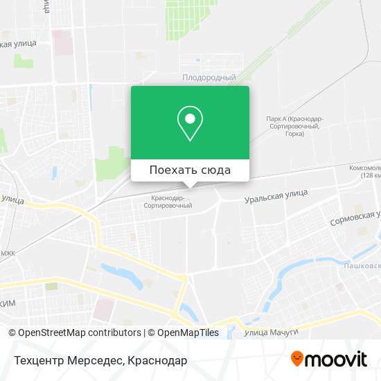 Карта Техцентр Мерседес