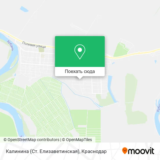 Карта Калинина (Ст. Елизаветинская)