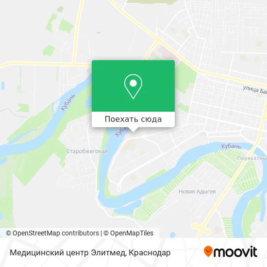 Карта Медицинский центр Элитмед
