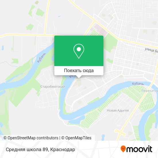 Карта Средняя школа 89