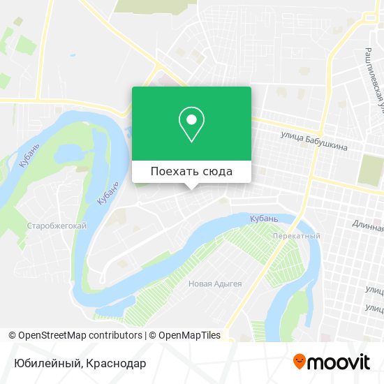 Карта Юбилейный