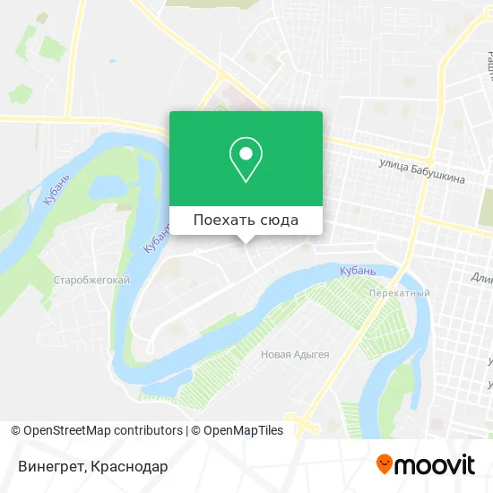 Карта Винегрет