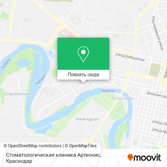 Карта Стоматологическая клиника Артеонис