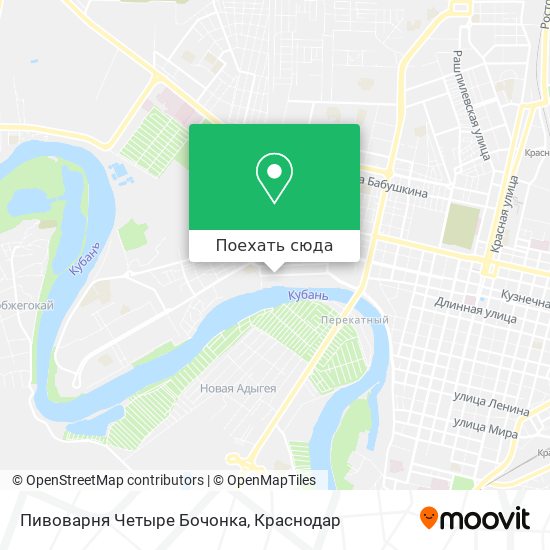Карта Пивоварня Четыре Бочонка