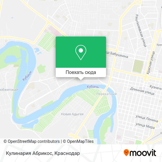 Карта Кулинария Абрикос