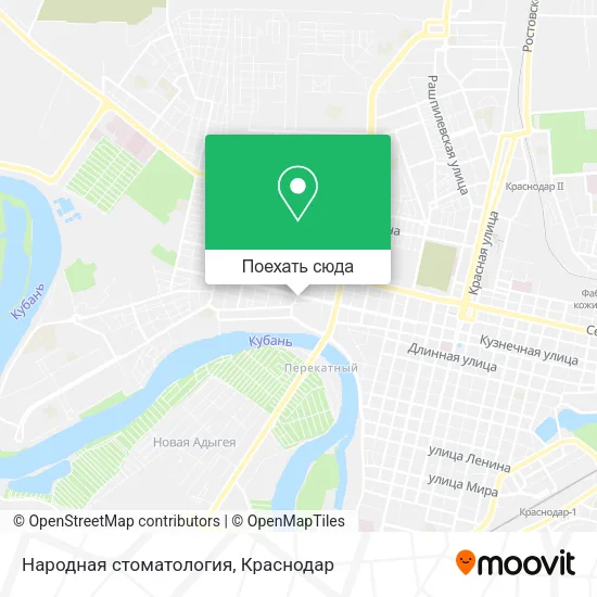 Карта Народная стоматология