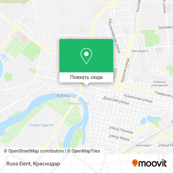 Карта Russ-Dent