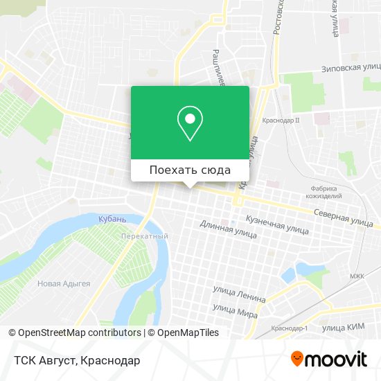 Карта ТСК Август