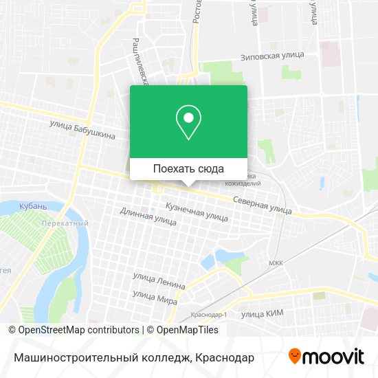 Карта Машиностроительный колледж